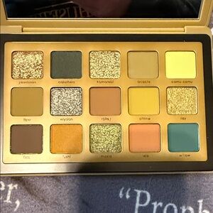 Natasha Denona Glam Eyeshadow Palette - Gold and Green Hues